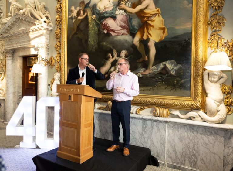 Neil Paul toasting