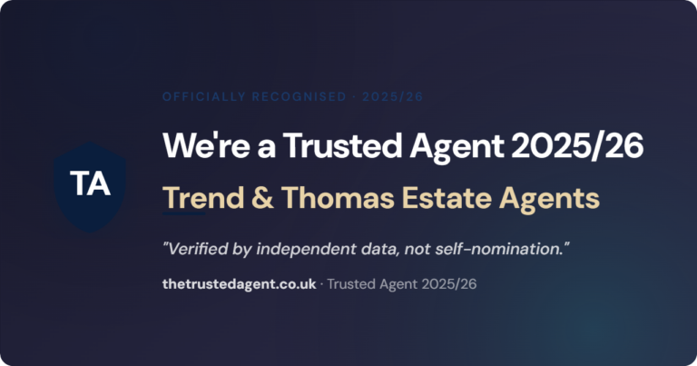 Certificate of Trusted Agent award for trend & Thomas